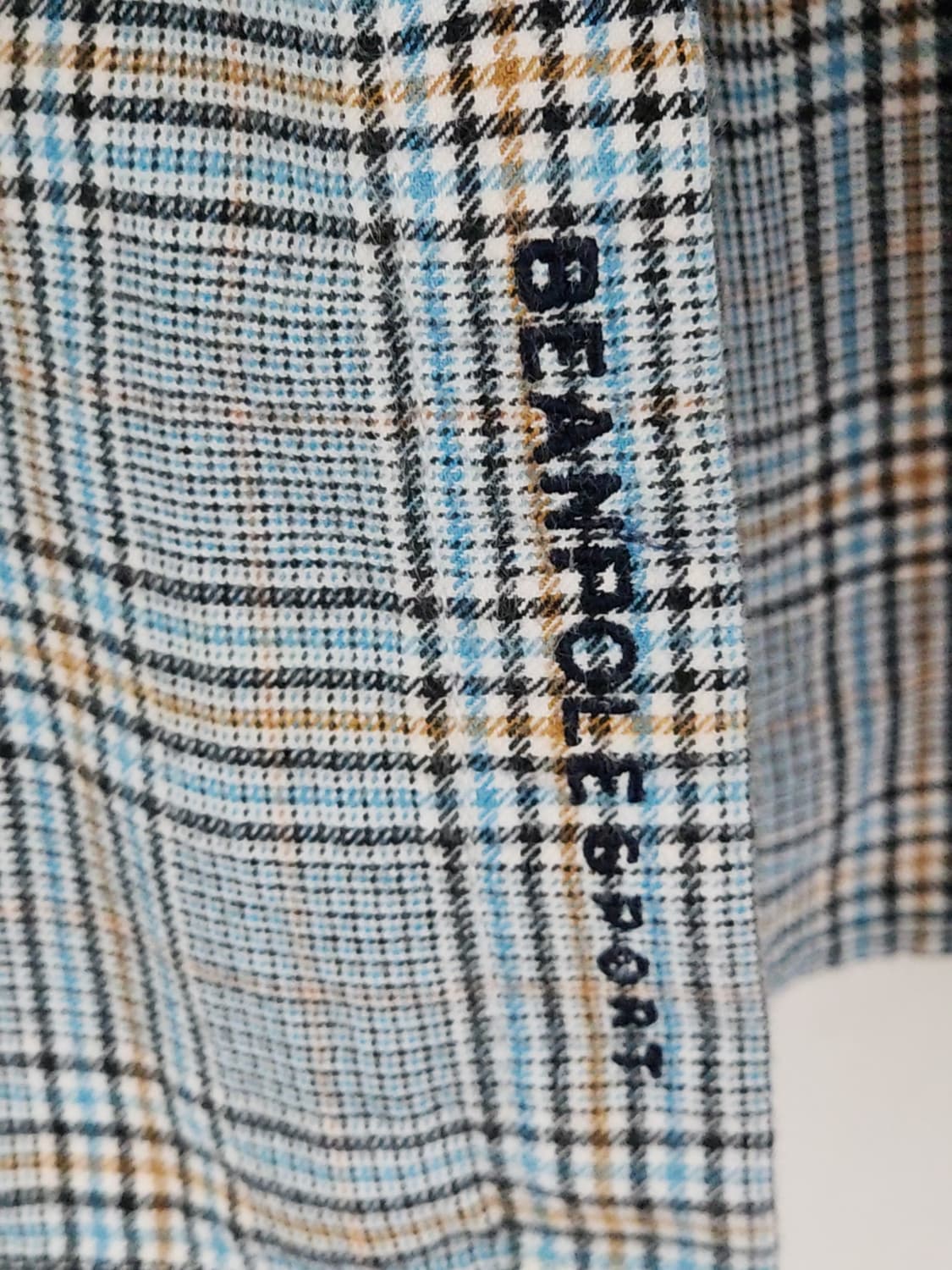 (100) 빈폴 남방 체크 셔츠 포켓 캐주얼  상품이미지4