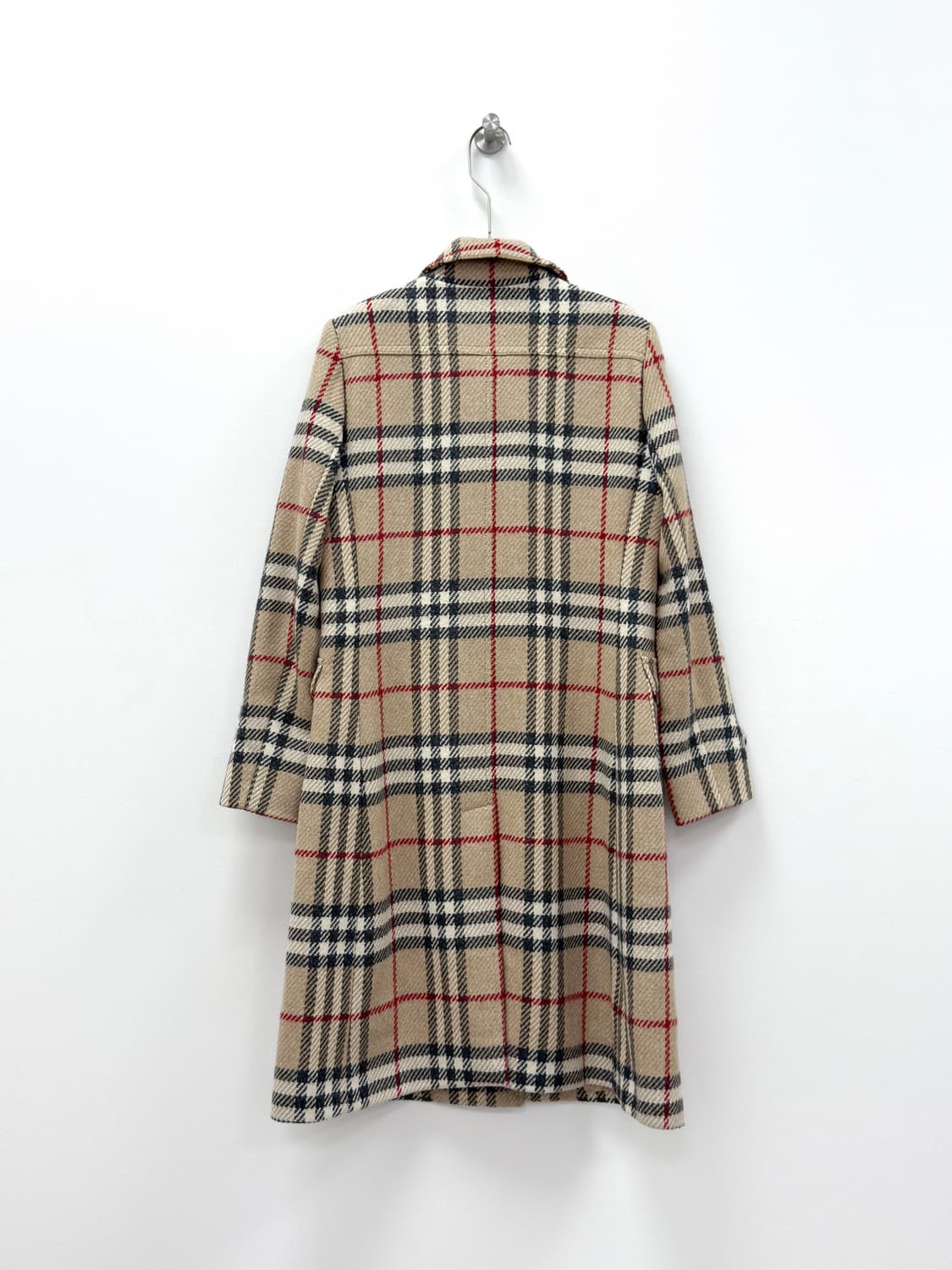 Burberry Nova Check Wool Coat Beige 상품이미지3