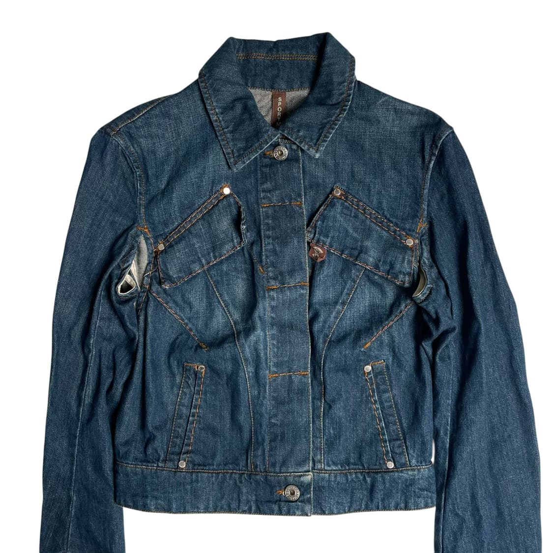 Sportmax 슬릿 데님 자켓 상품이미지2