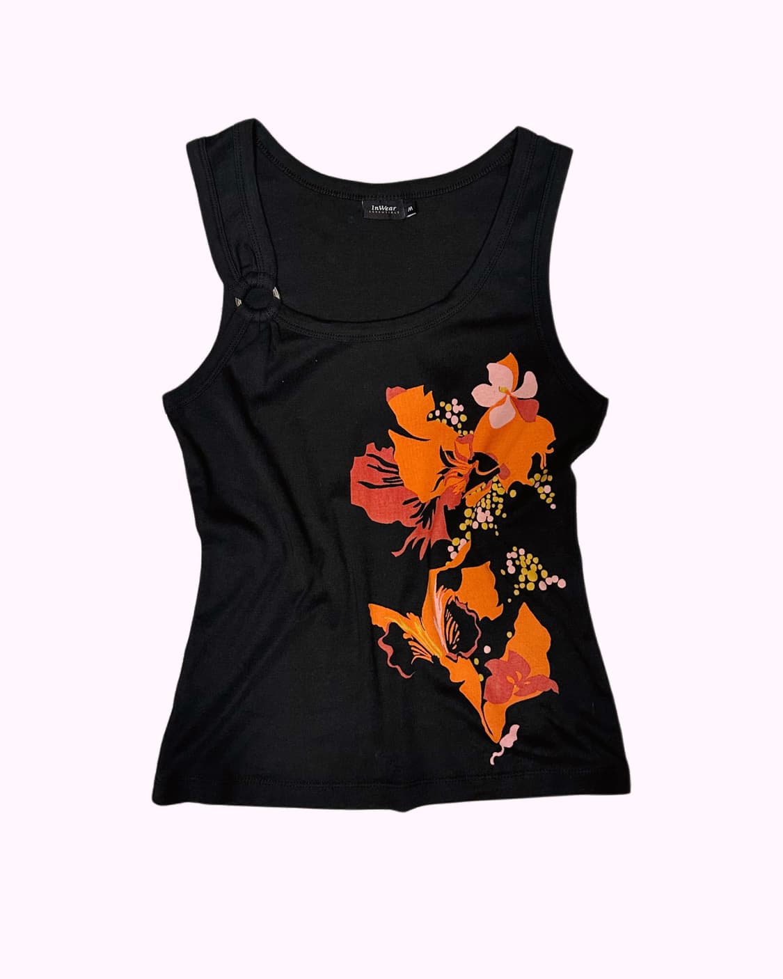 flower printing ring sleeveless 상품이미지1