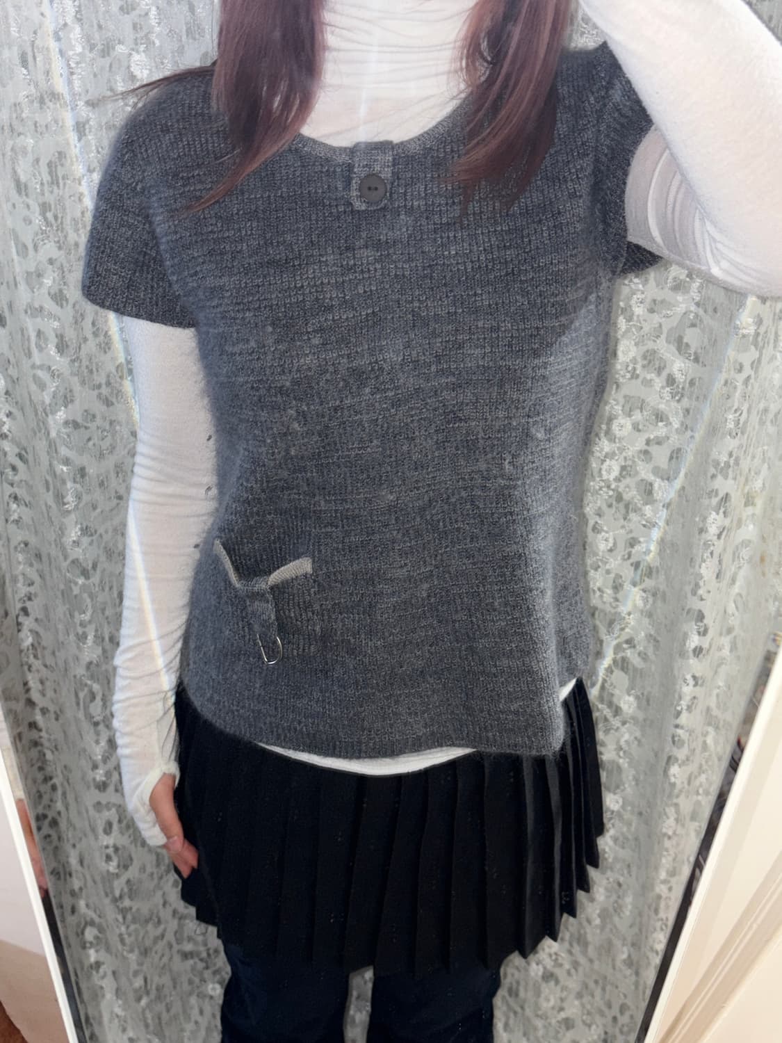 Dark gray knit 상품이미지6