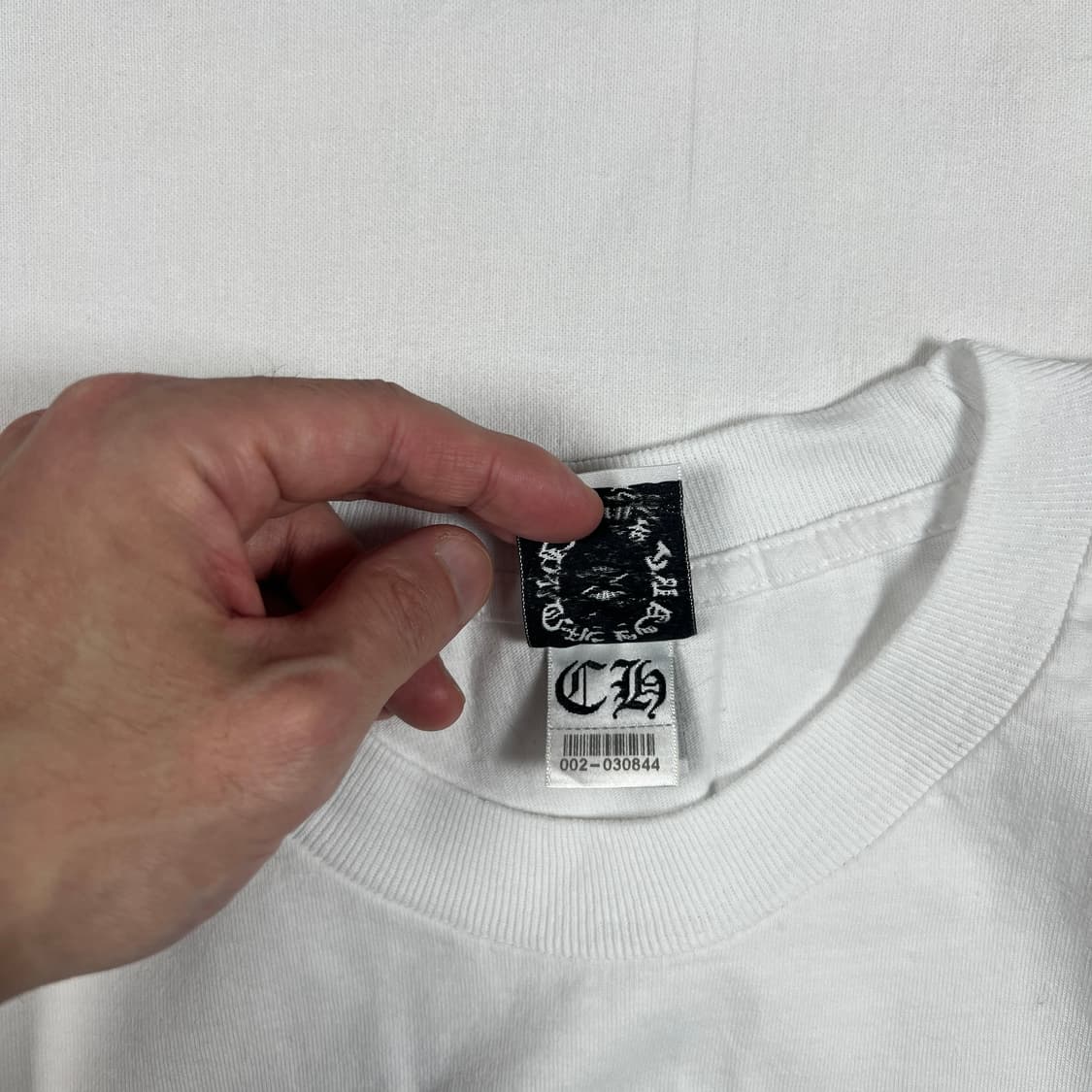 90‘s 크롬하츠 chrome hearts 포켓 로고 반팔티 상품이미지8