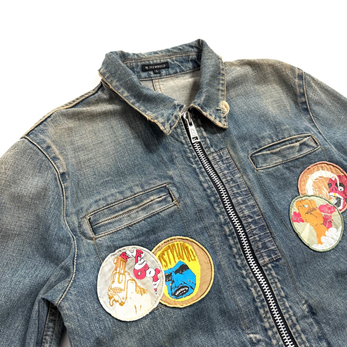 알뉴볼드 조커 데님 청자켓 상품이미지4