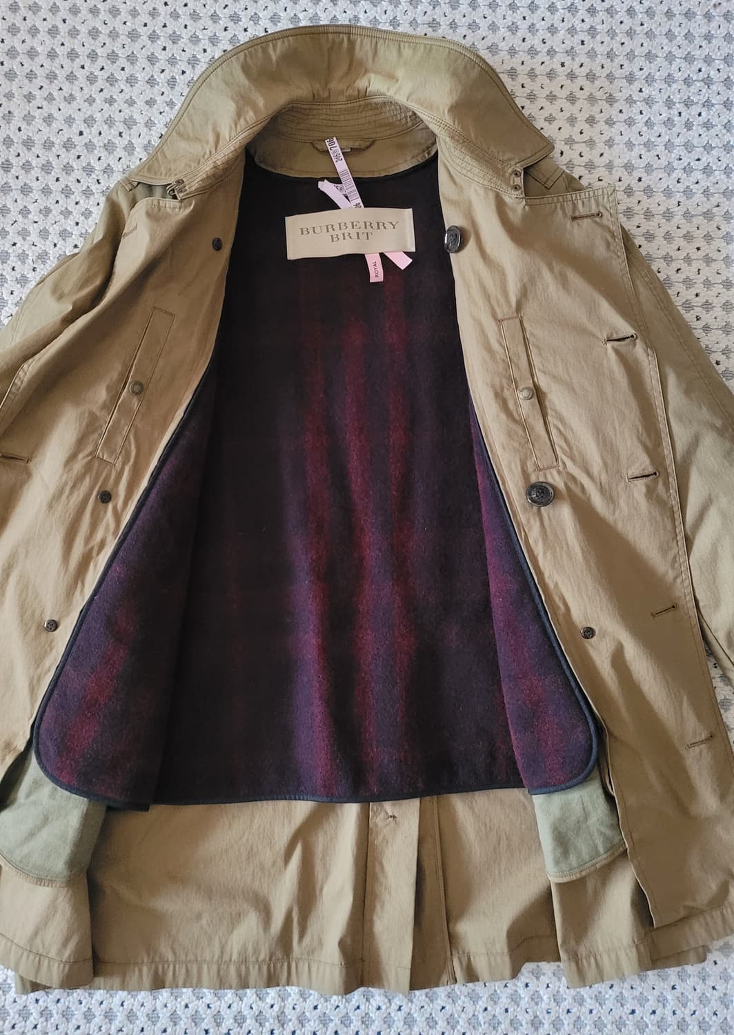 버버리 남성 코트 XL 상품이미지3