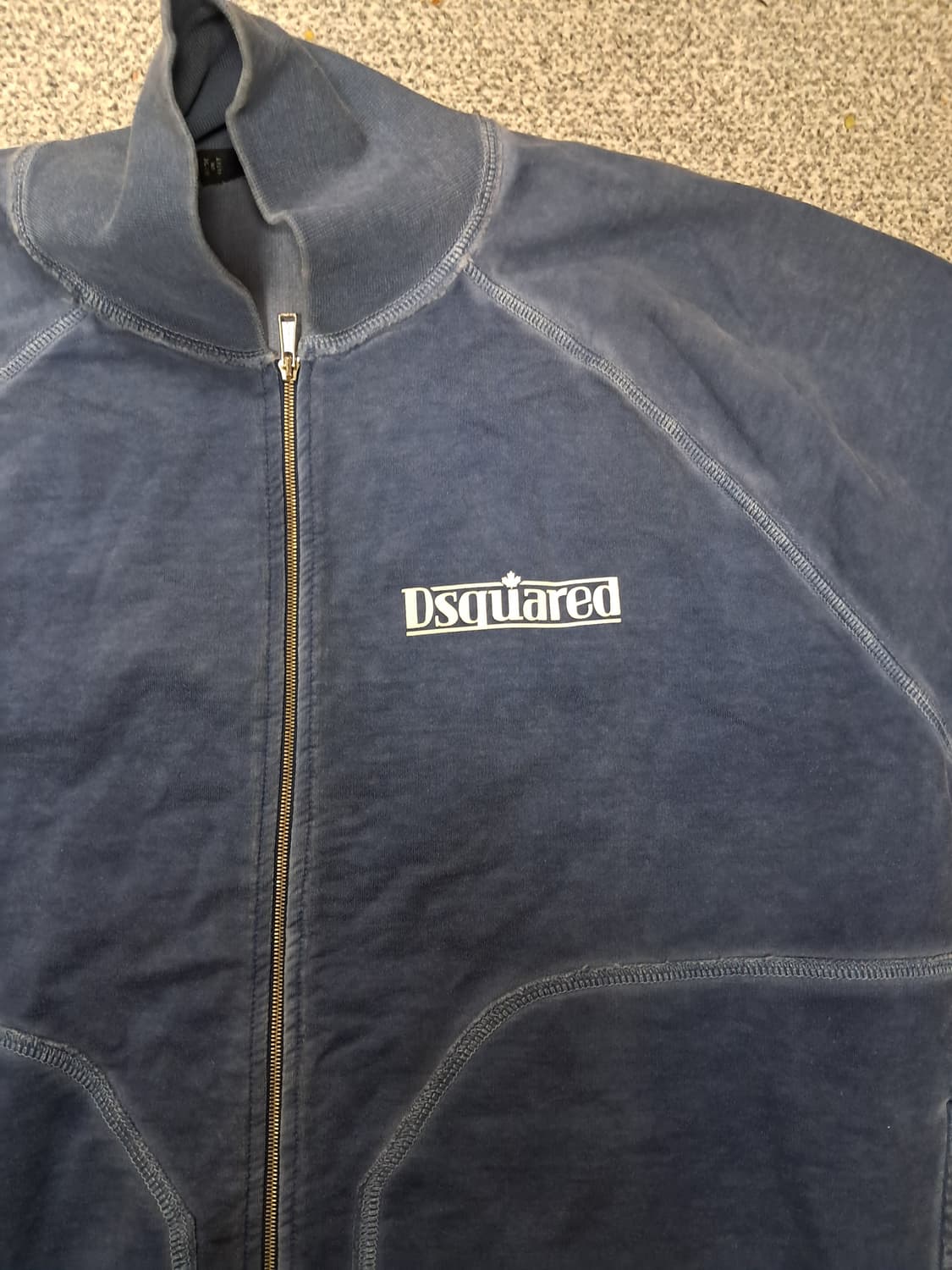 Dsquared2의 블루 코튼 집업 재킷 상품이미지2