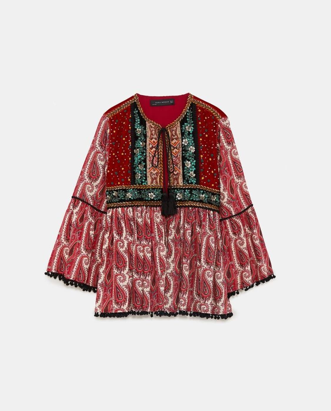 새상품) 자라 히피 블라우스자켓 (프리) 상품이미지2