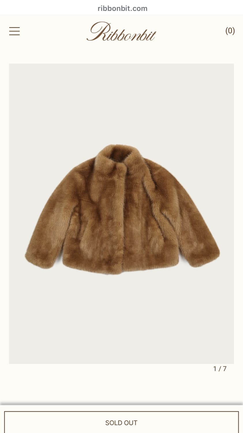 Ribbonbit Coco Fur Jacket 상품이미지1