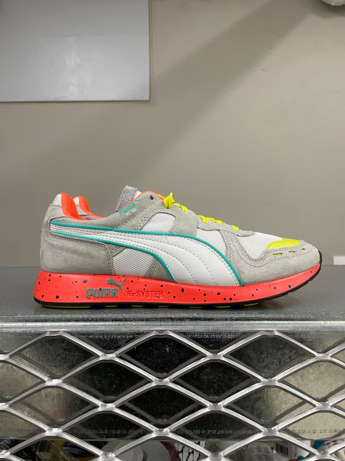 푸마 rs100 그레이 옐로우 오렌지 240 상품이미지4