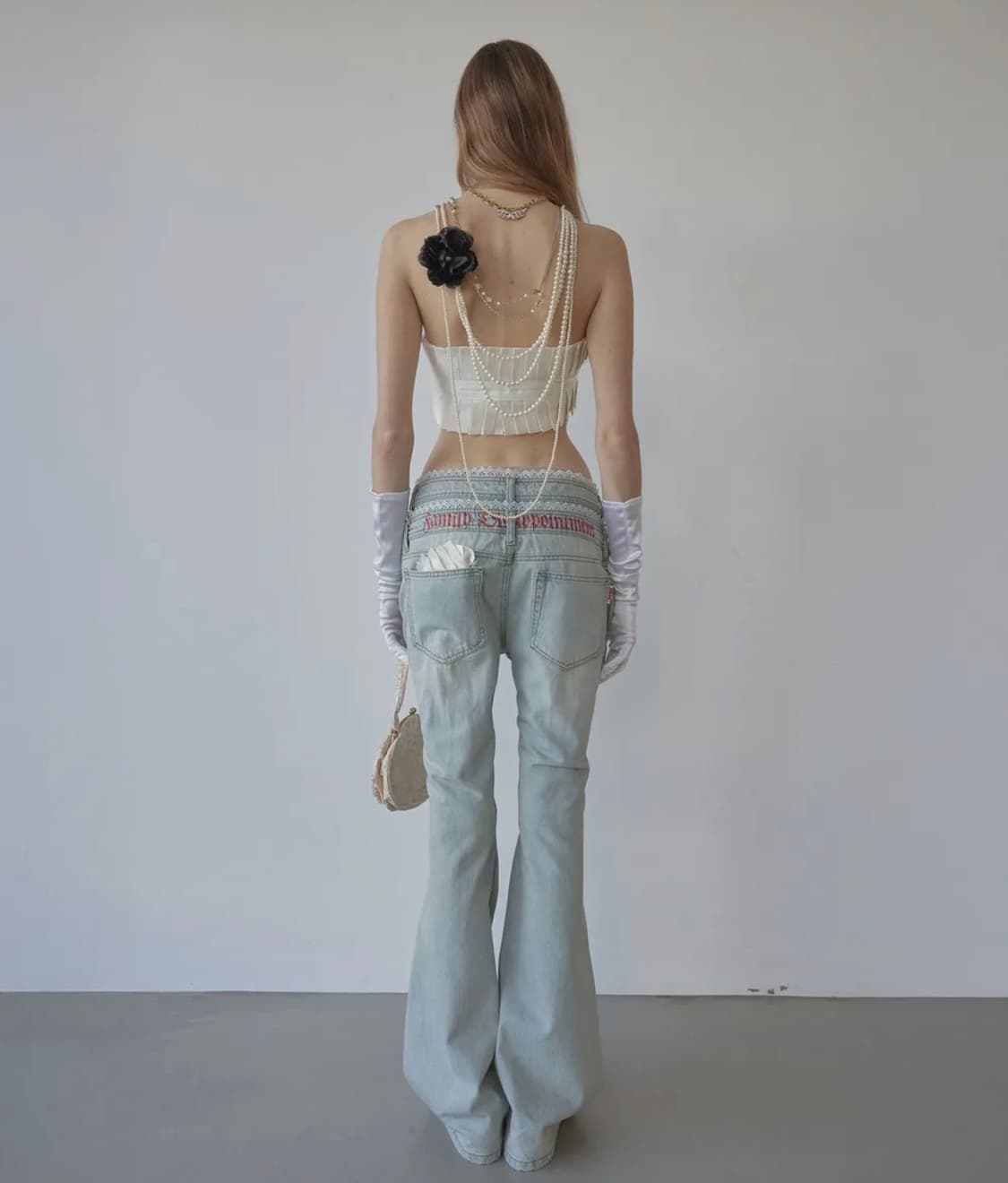 새상품) 스컬프터 더블웨이스트 부츠컷 데님 상품이미지4