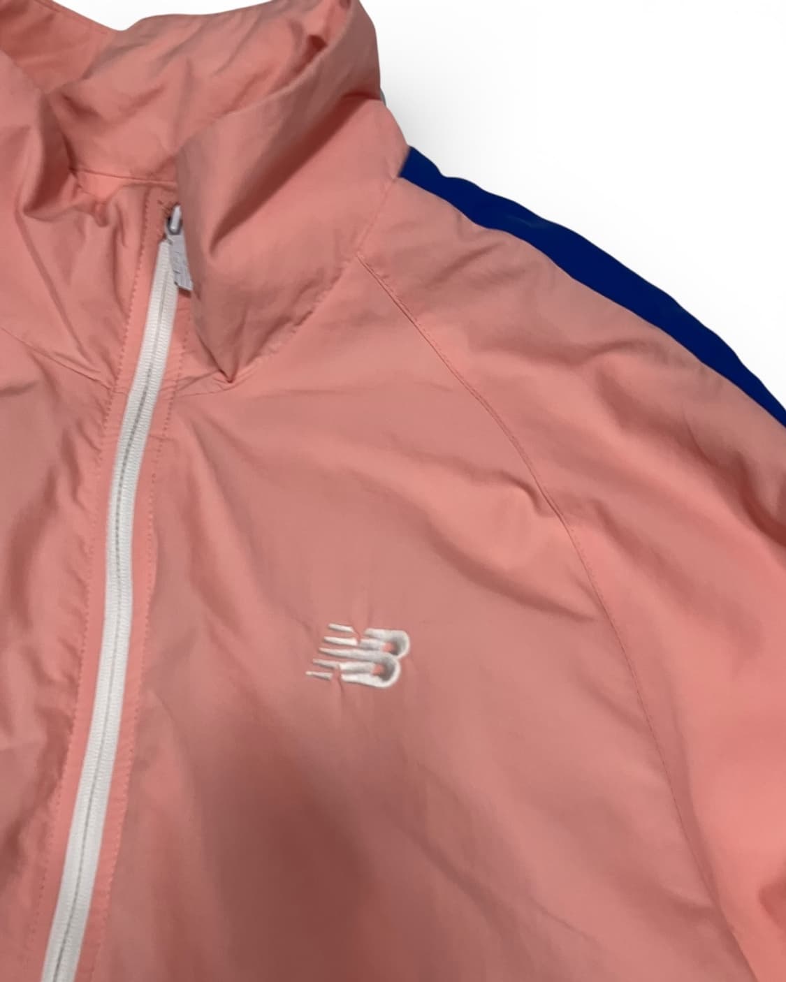 뉴발란스 핑크 배색 바람막이 기능성 집업 100 상품이미지2
