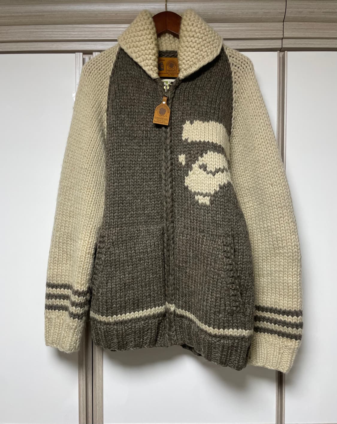 90s a bathing ape 올드 베이프 코위찬 스웨터 상품이미지1