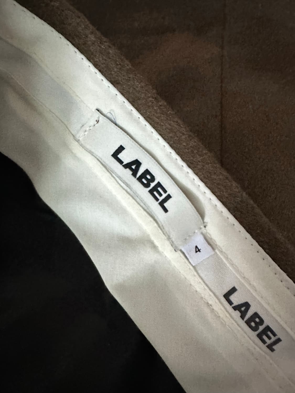 LABEL 라벨 아카이브 모직 울 슬랙스 브라운 4사이즈 상품이미지5