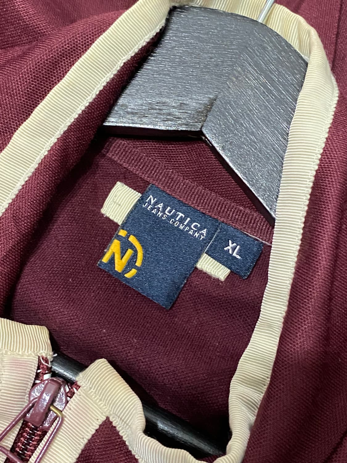 Nautica 버건디 라인포인트 져지집업 상품이미지7