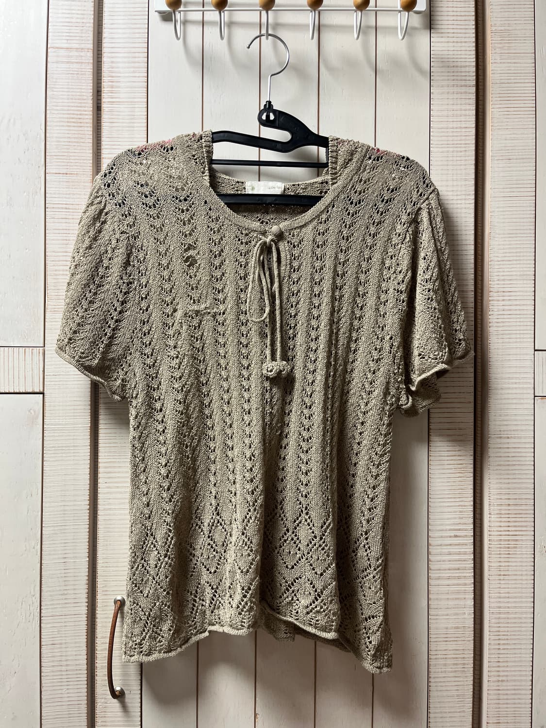 모리걸 반팔니트 하구미 그물반팔니트 상품이미지1