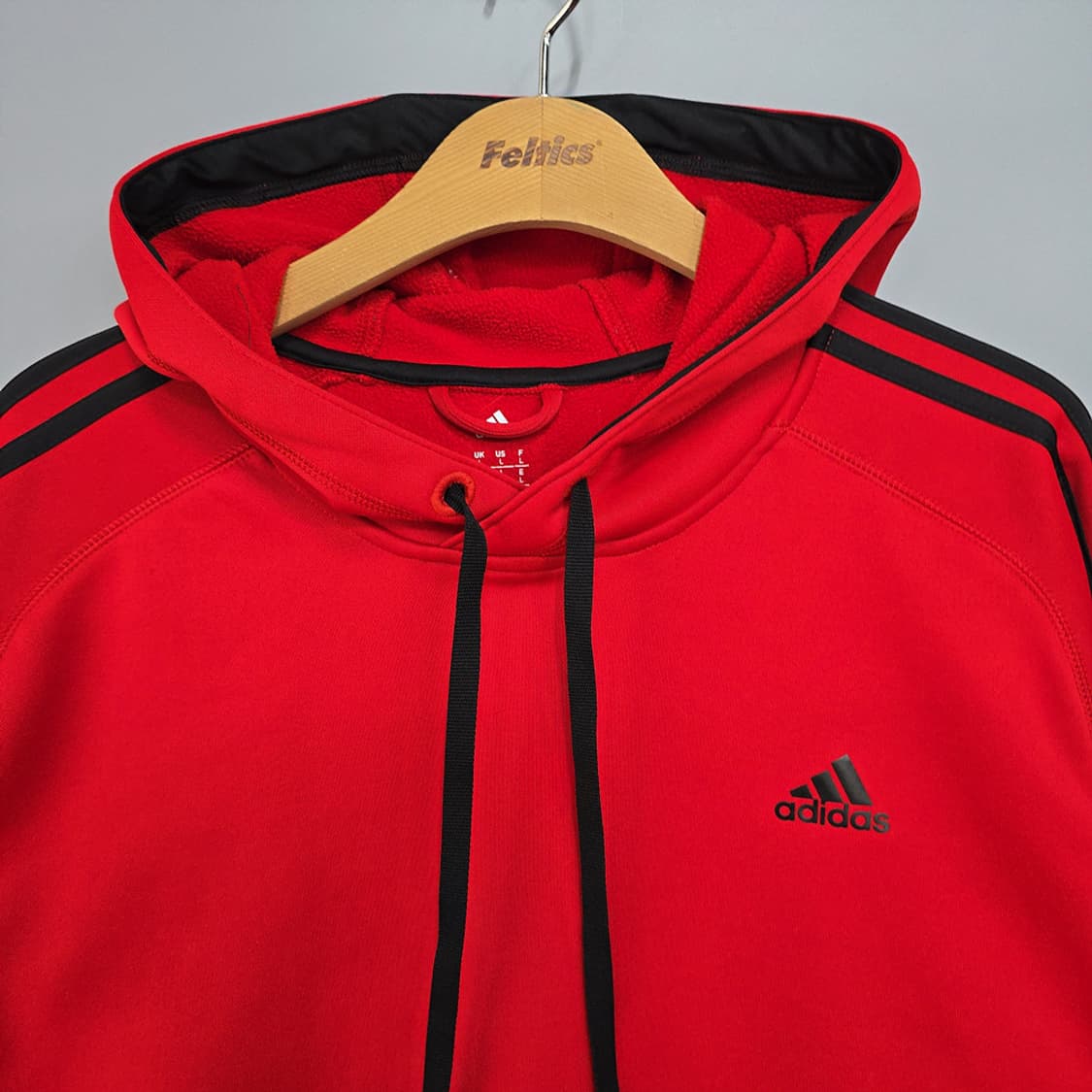 아디다스(adidas) 클라이마웜 후드티 레드 L 상품이미지2