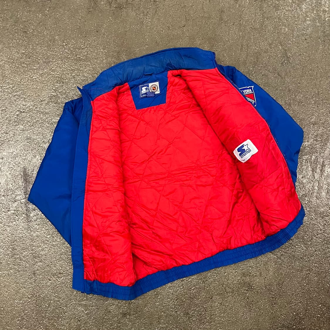 90s 스타터 NHL 뉴욕 레인저스 자켓 (105-110) 상품이미지6