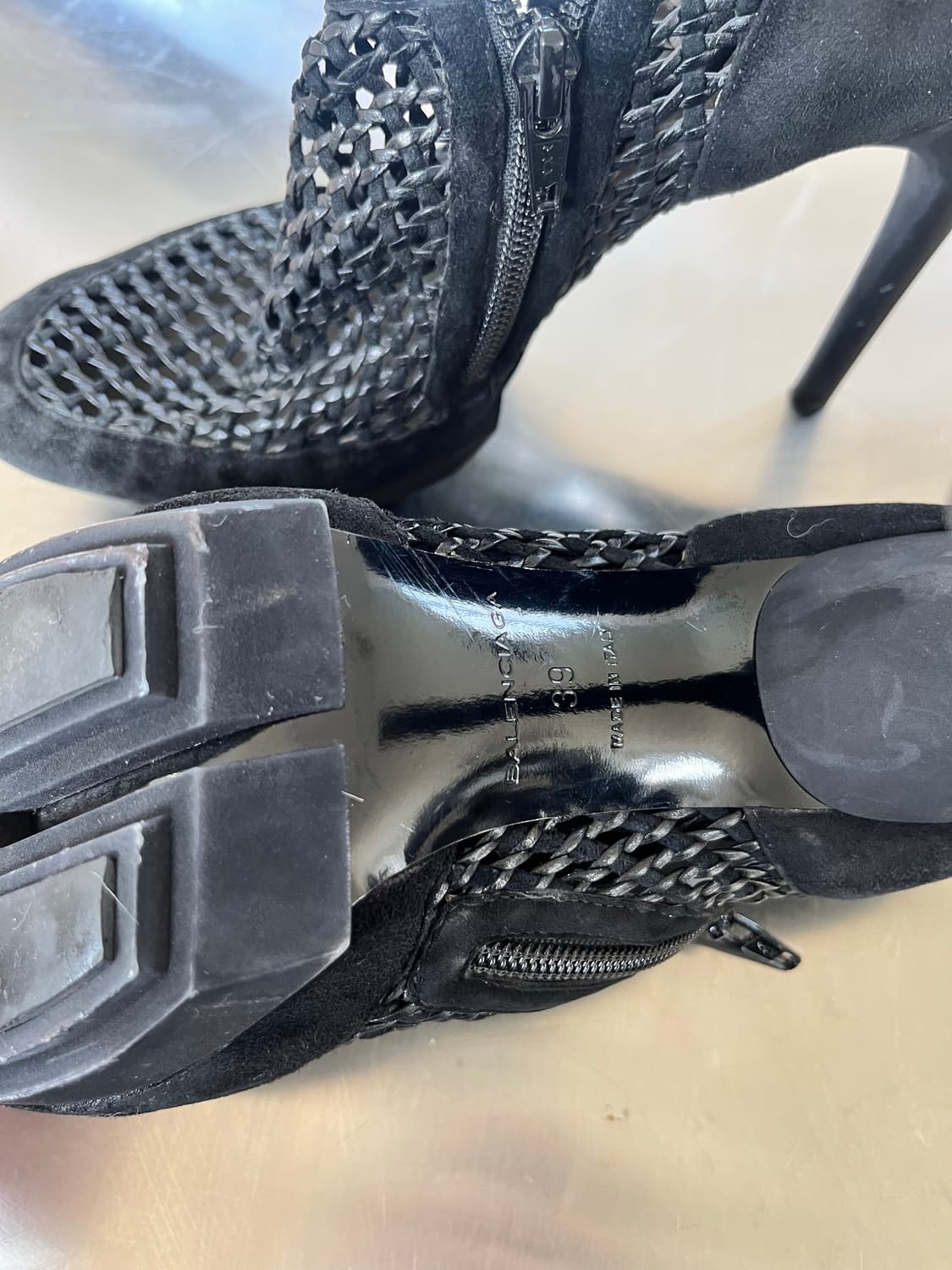 Balenciaga woven ankle heel 상품이미지5