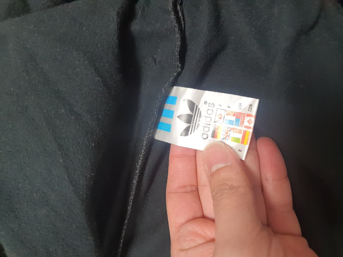 아디다스 칠레62 유광 블랙 금장 트랙탑 S 상품이미지5