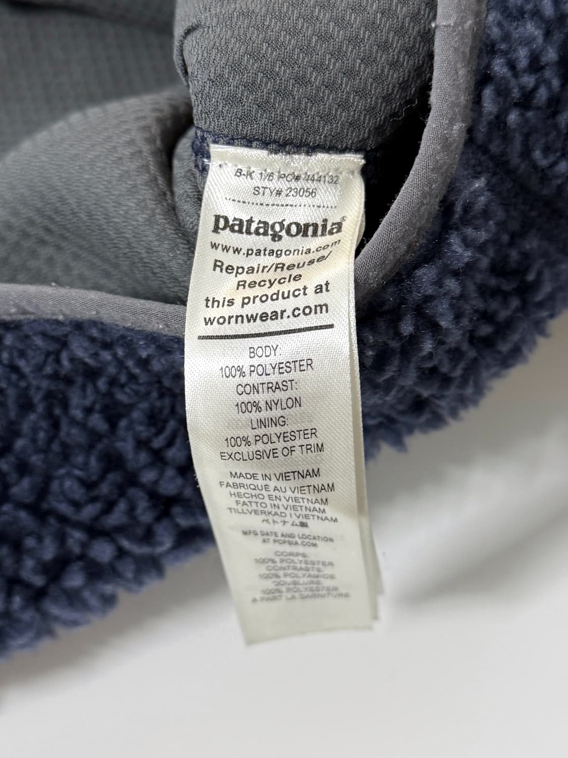 파타고니아 루즈핏 클래식 레트로 X 플리스 자켓 뉴 네이비 왁스레드 상품이미지7