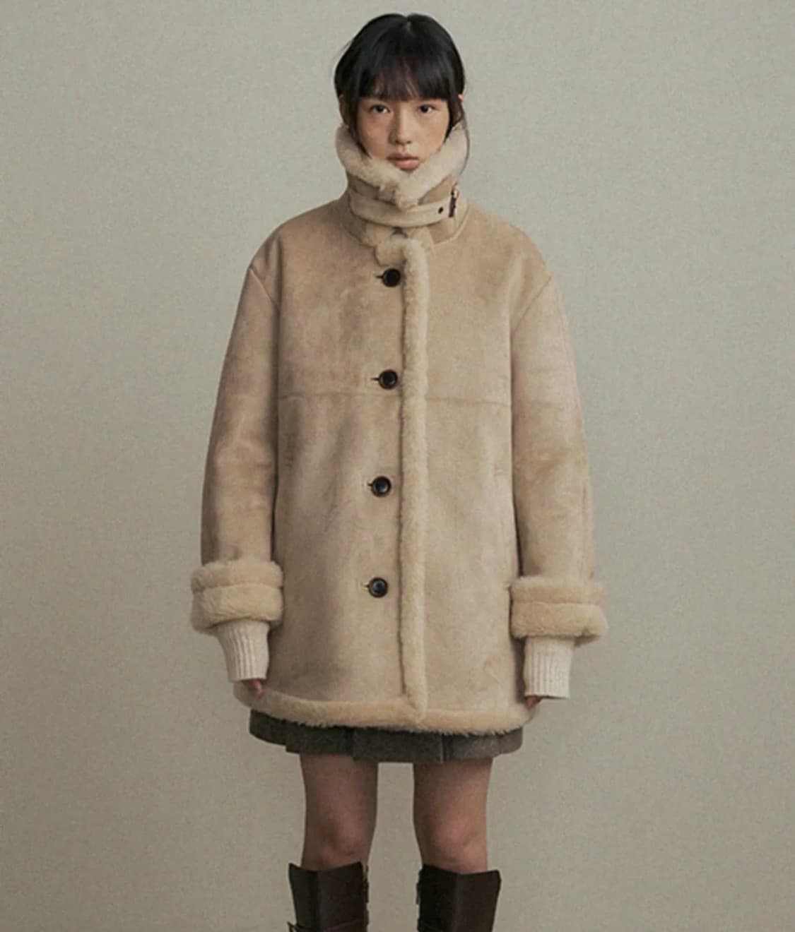 링서울 스웨이드 무스탕 상품이미지1