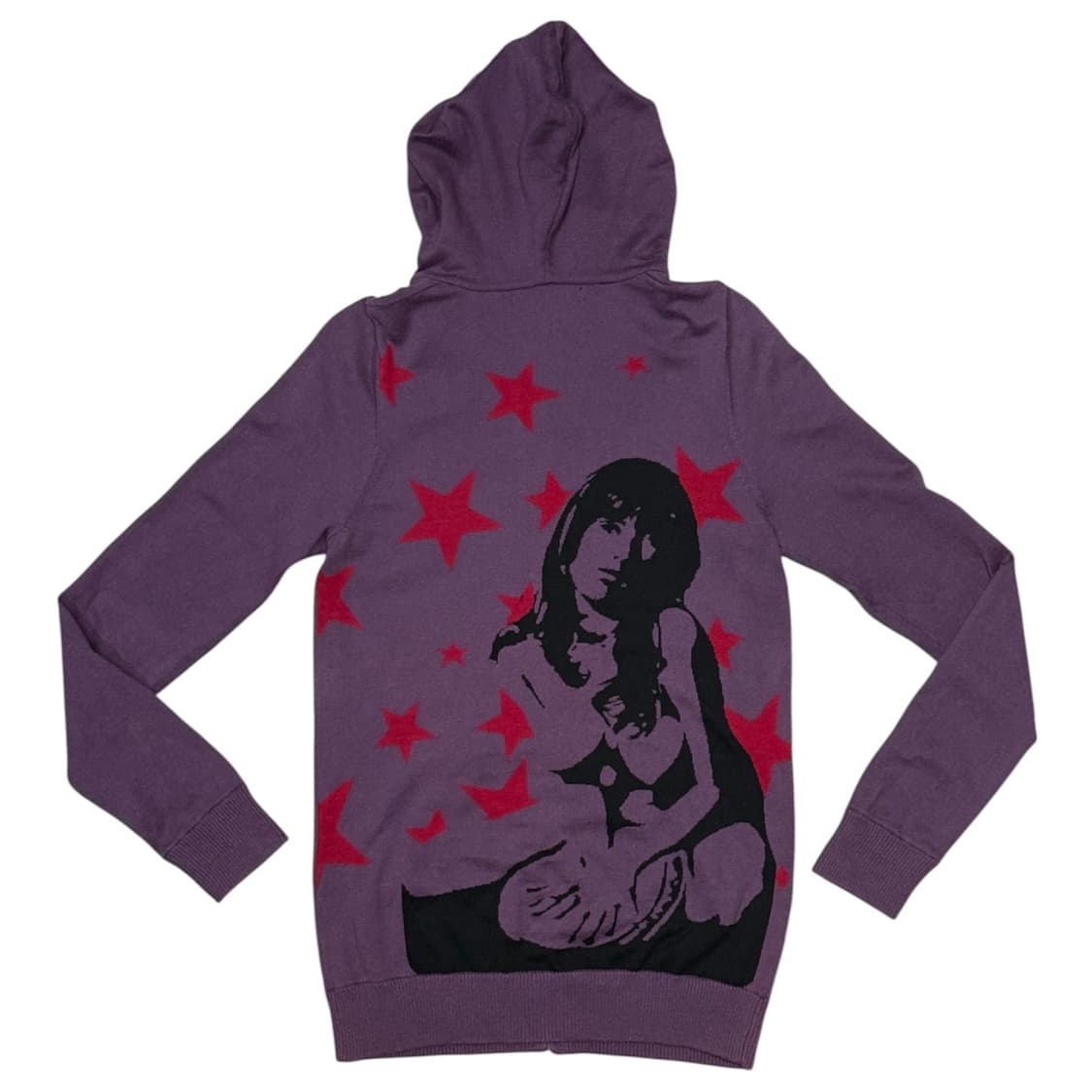 히스테릭 글래머 아카이브 히스걸과 무수한 별 실크 혼방 후드 집업 자켓 상품이미지1