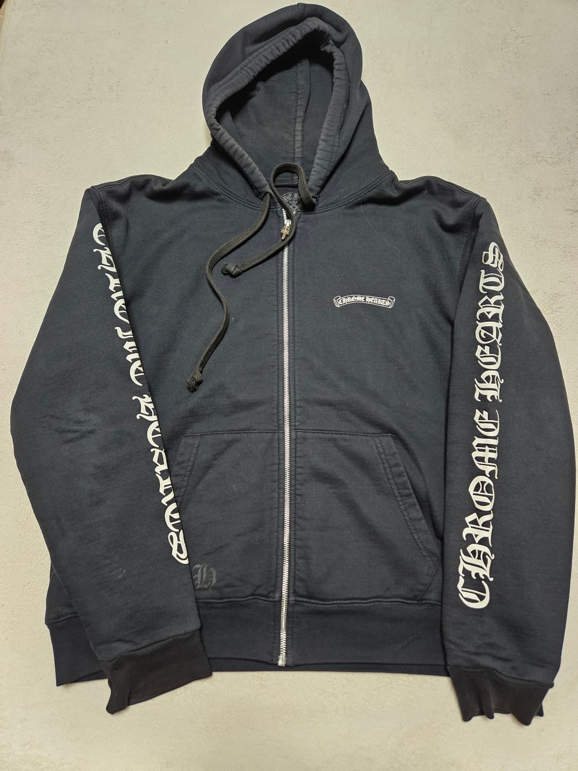 [M] 크롬하츠 스크롤라벨 헤비웨이트 후드집업 상품이미지1