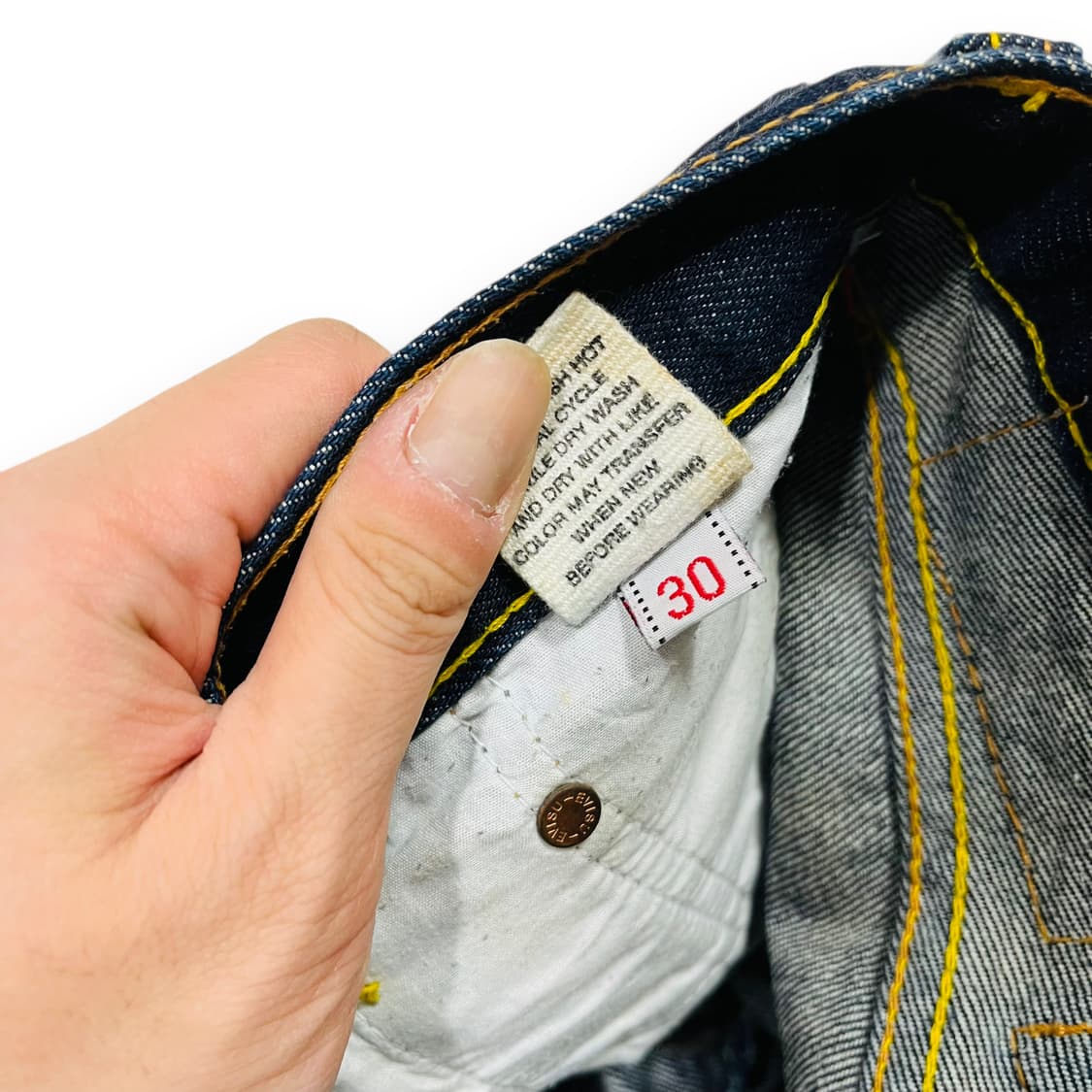 에비수 시그니처 빅로고 핑크 y2k 데님 팬츠 상품이미지6