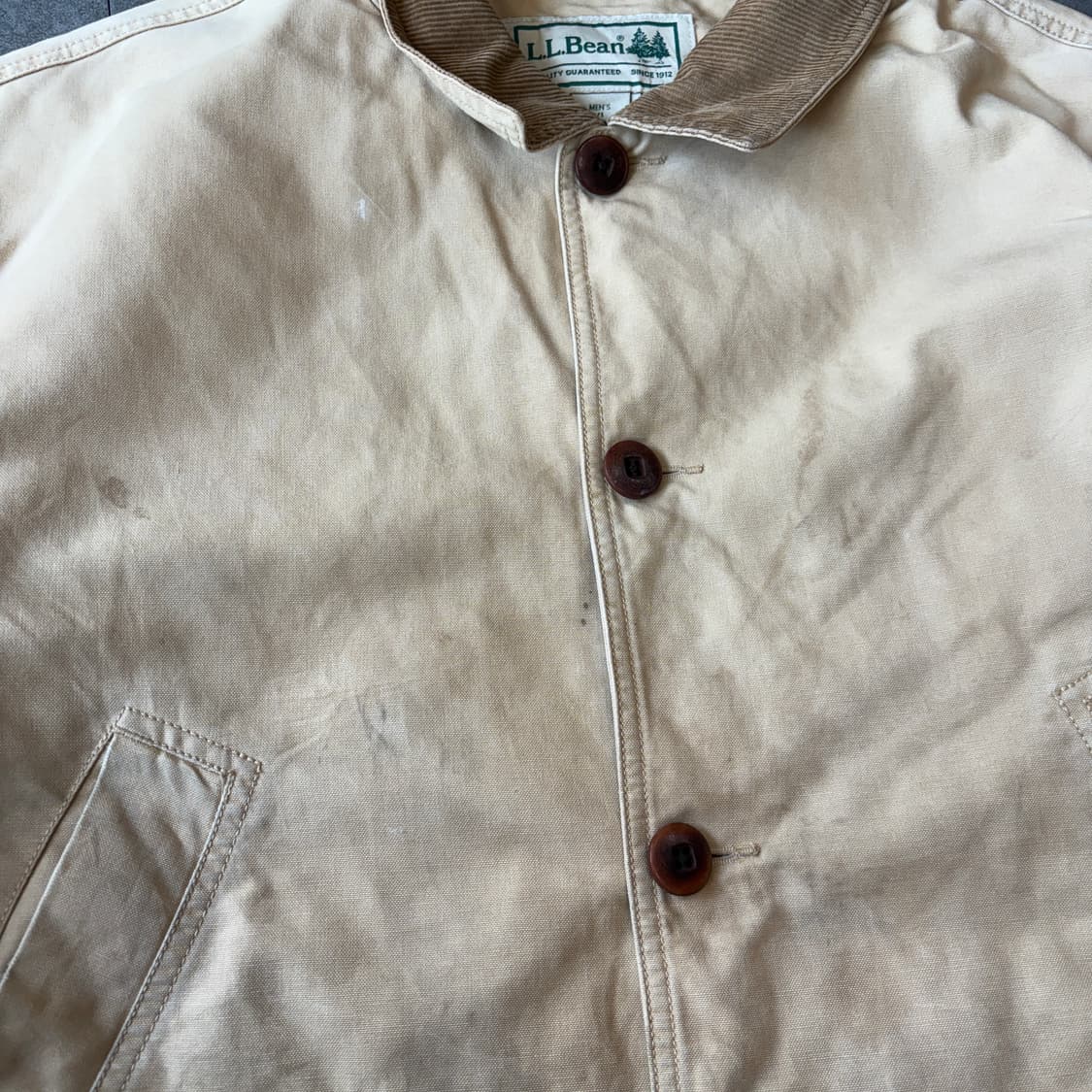 L.L.bean 엘엘빈 베이지 헌팅 자켓 상품이미지5