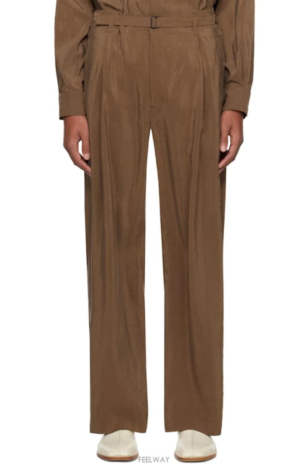 [S] 르메르 24fw 드라이실크 슬랙스 하바나 상품이미지4