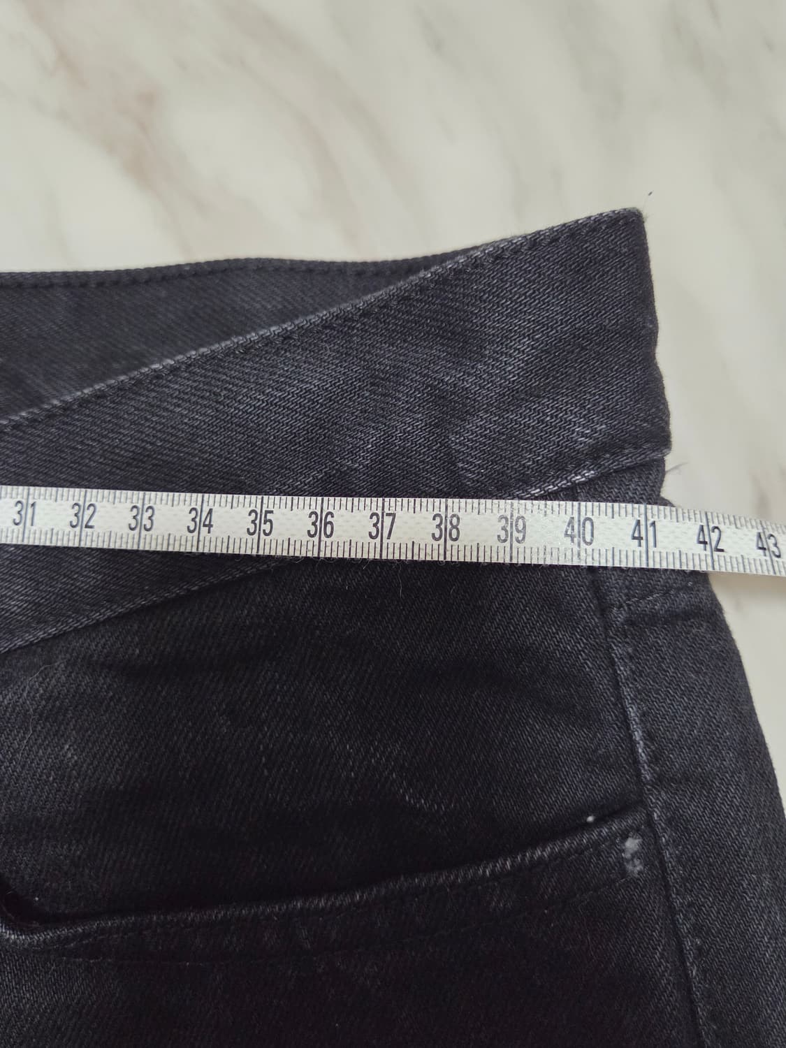 피어오브갓 4th 블랙 디스트로이드 데님팬츠 상품이미지9