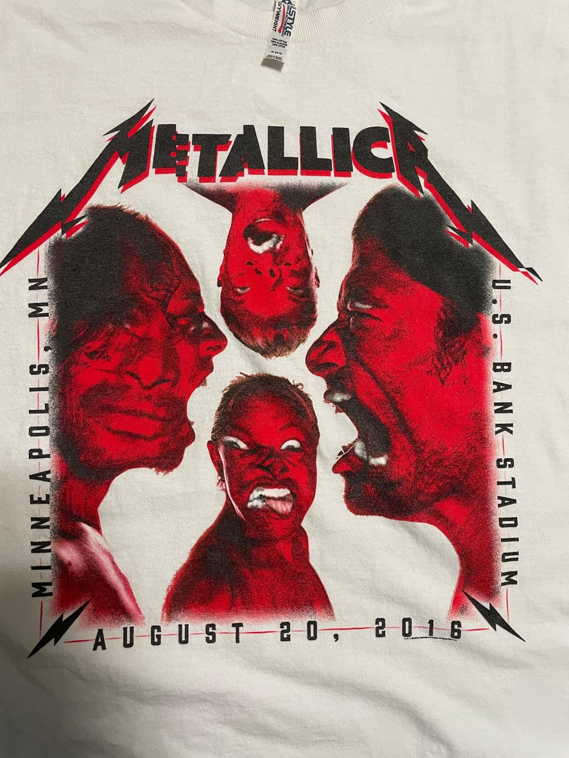 메탈리카 월드와이어드 투어 티셔츠 상품이미지3