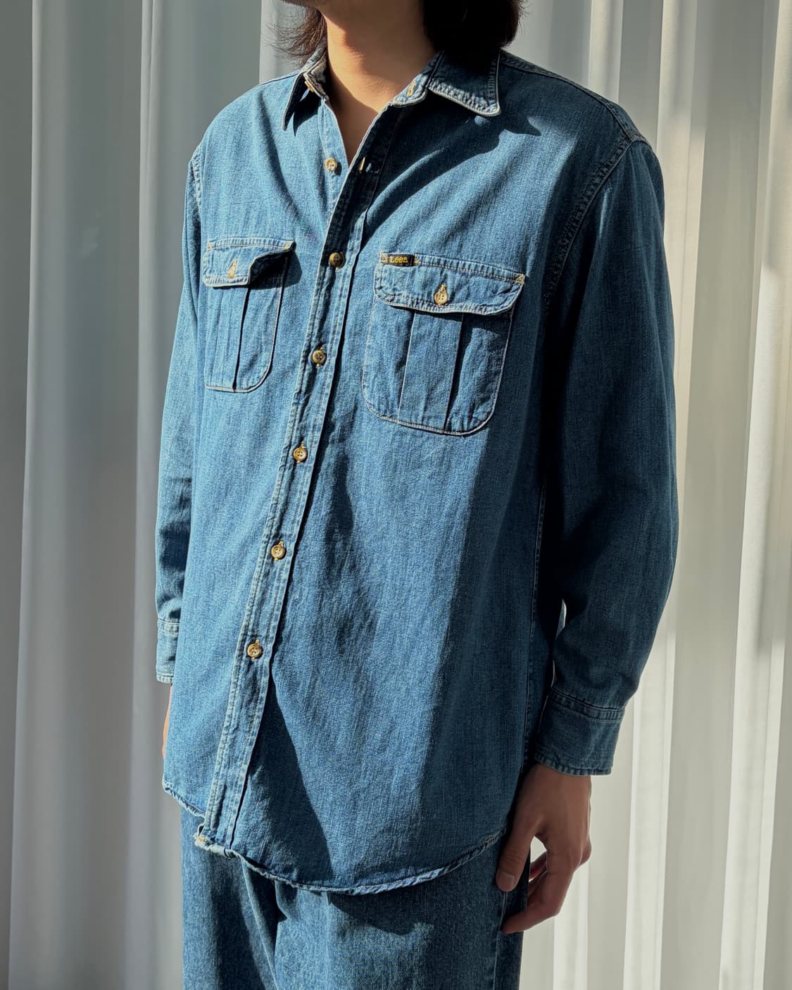 [M]Lee 리 데님 워크 셔츠 상품이미지1