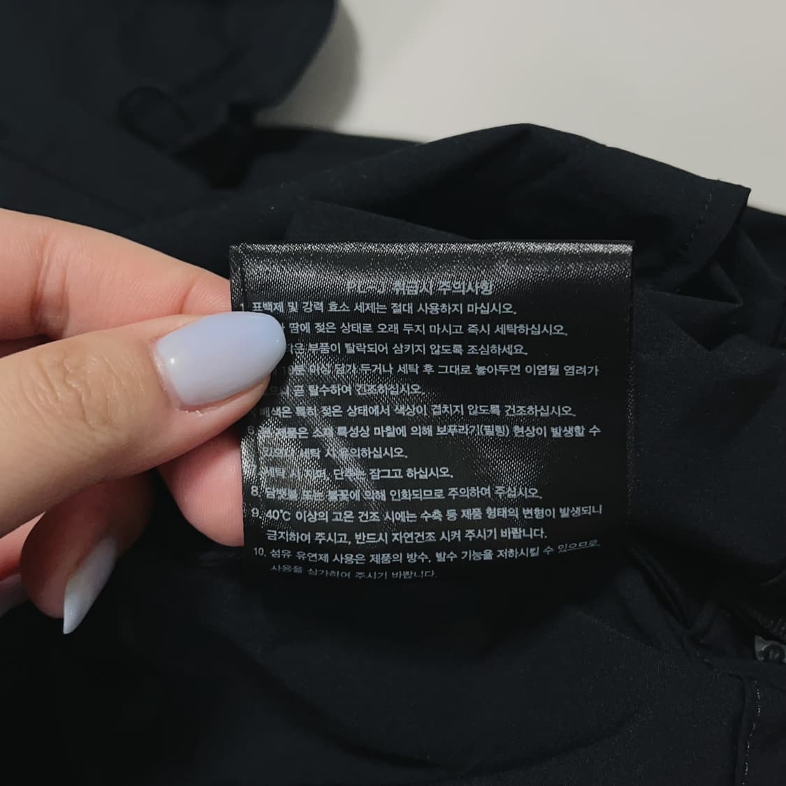 [정품] 노스페이스 블랙 투웨이 크롭 바막 [ M ] 상품이미지7