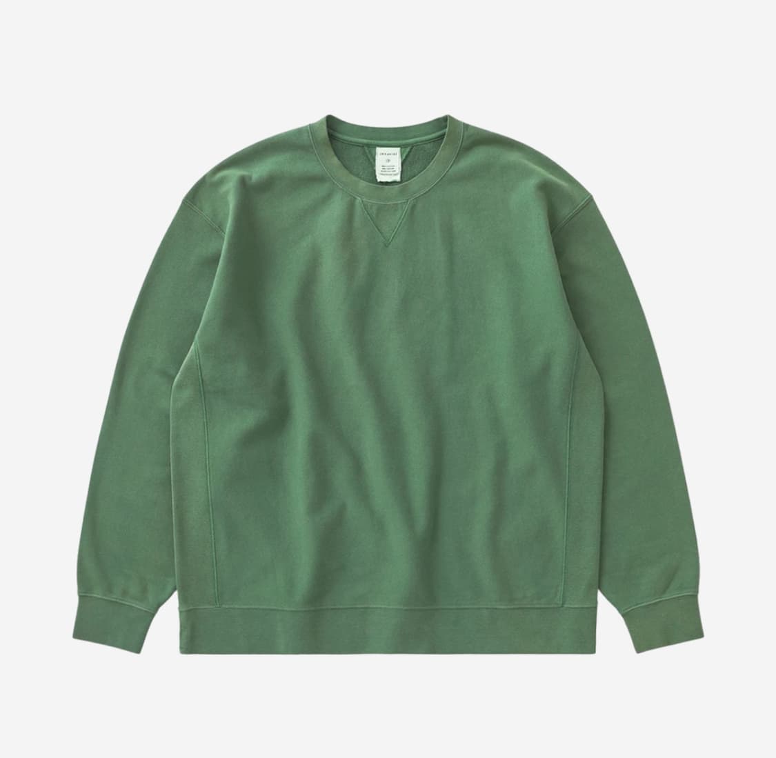 [4/XL] 카키스 스톡 크루맨 스웻셔츠 차콜/그린/옐로우 일괄 상품이미지6
