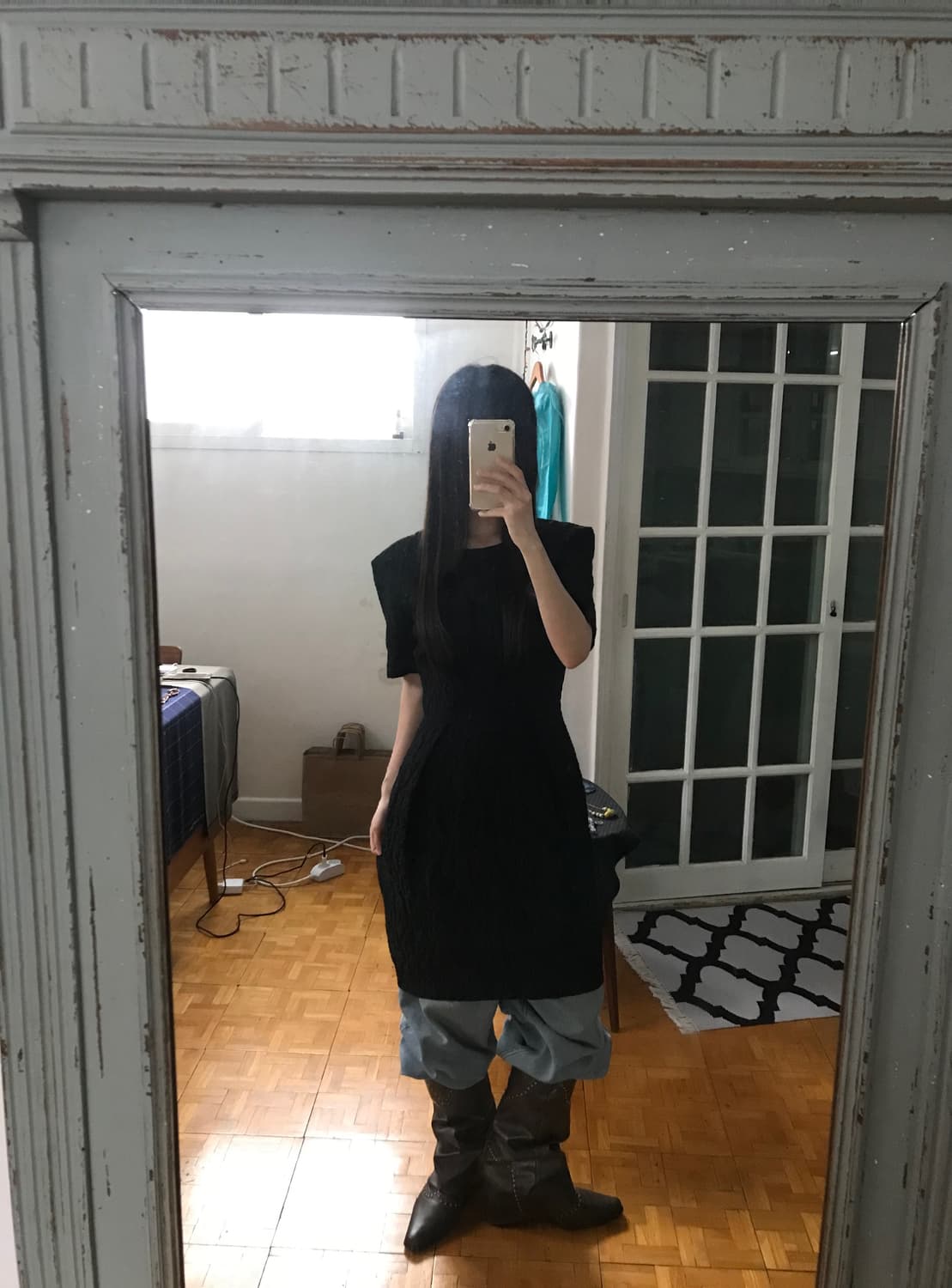 vintage black one-piece 상품이미지1