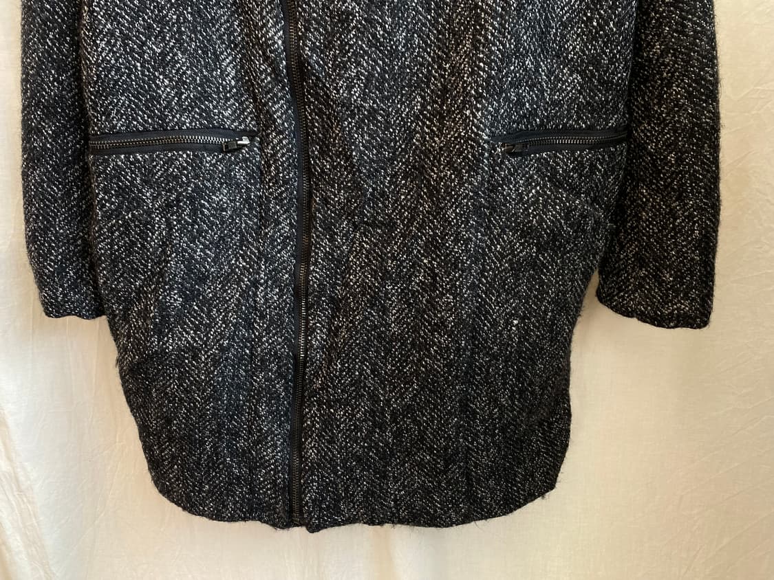 MAJJI STUDIO 트위드 지퍼 코트(M) 상품이미지7