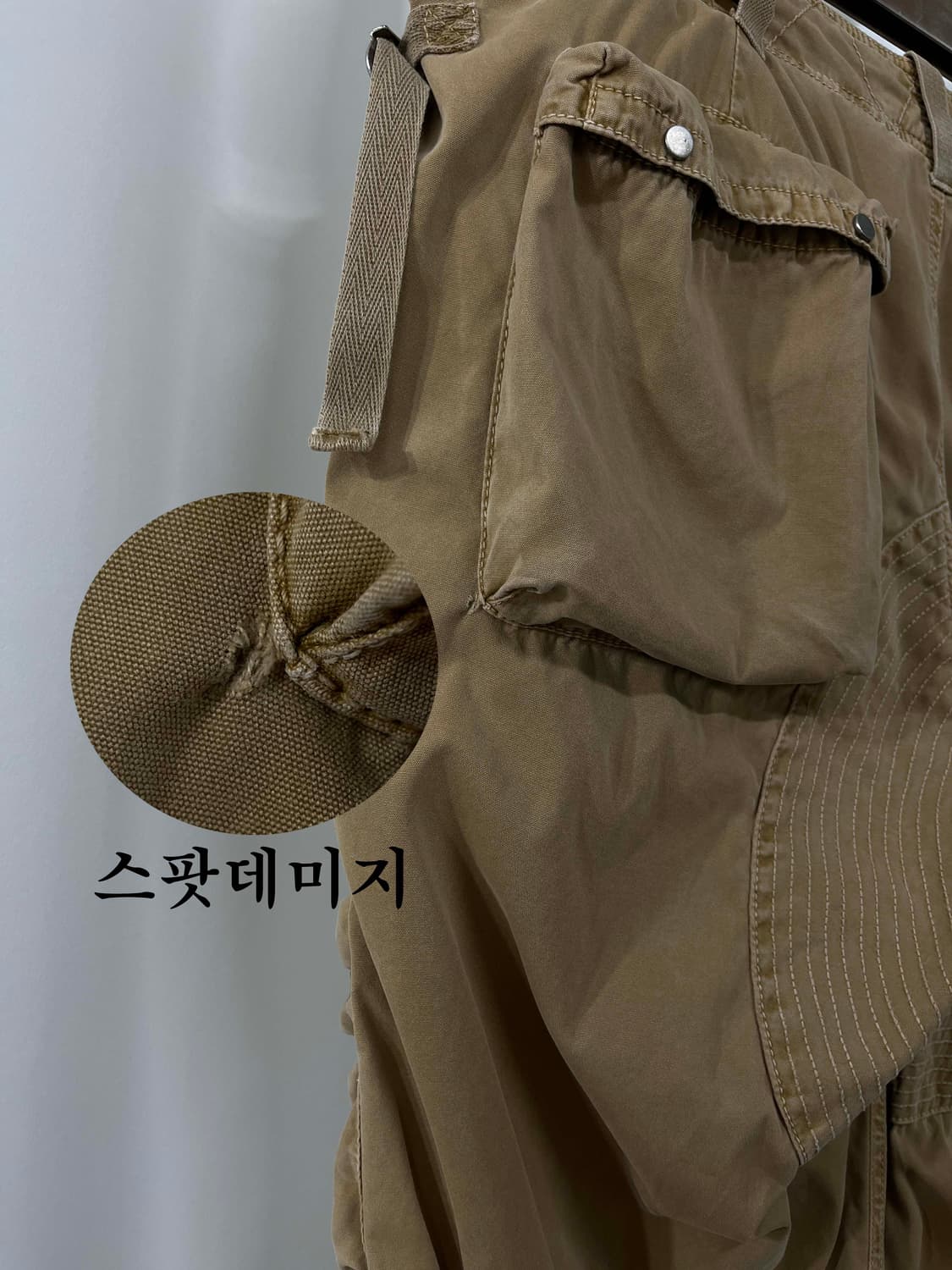 90s폴로랄프로렌 아카이브 밀스펙유틸리티 파일럿 탄베이지 탄창카고팬츠36 상품이미지9