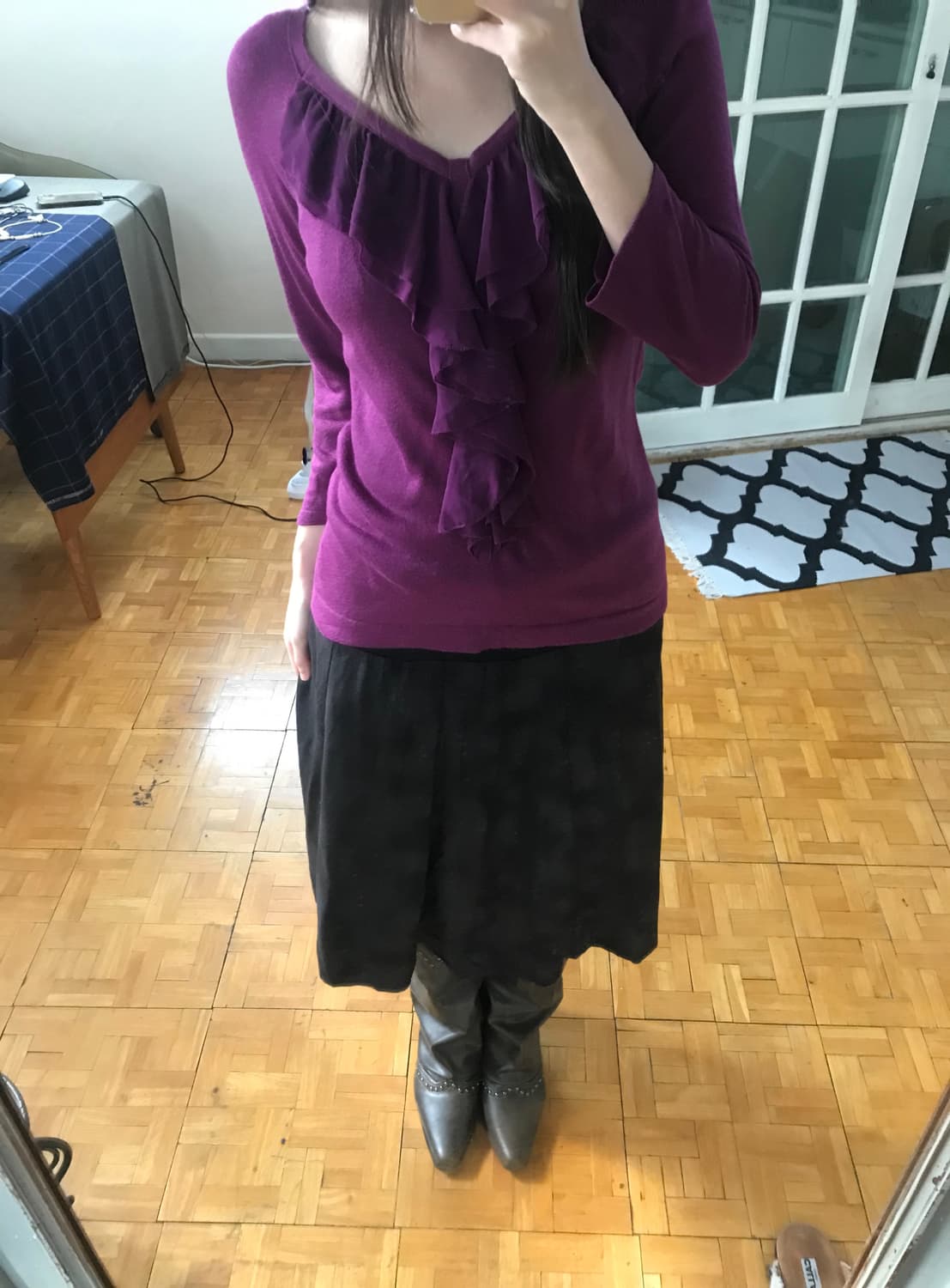 vintage banding skirt 상품이미지9