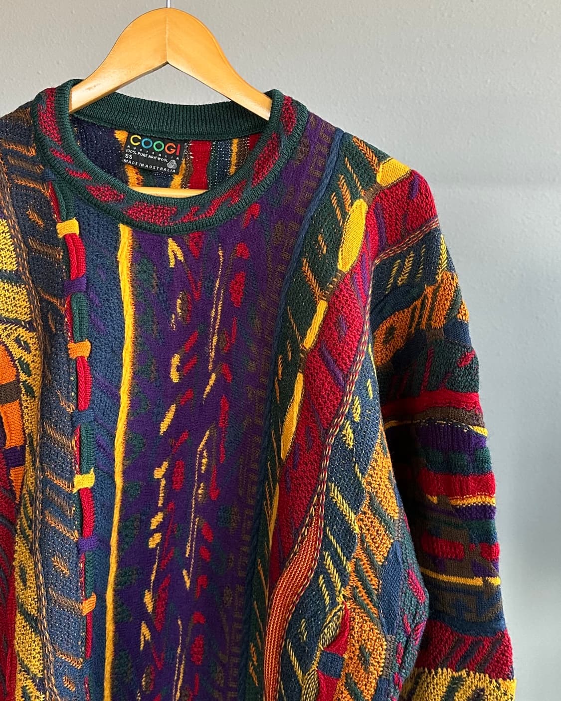 [S-M]쿠지 COOGI 케이블 니트 스웨터 상품이미지4