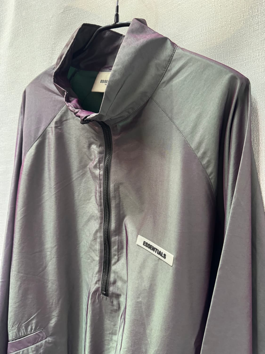 피어오브갓 에센셜 이리데슨트 나일론 하프집업 아노락M(3XL) 상품이미지2