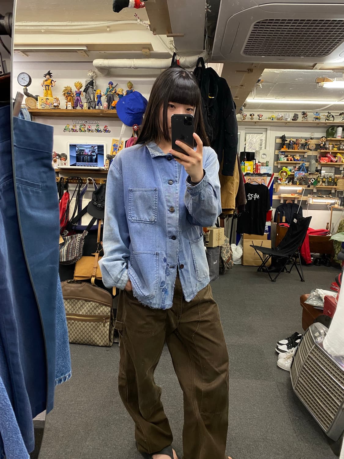 50s 프렌치 워크 자켓 상품이미지1