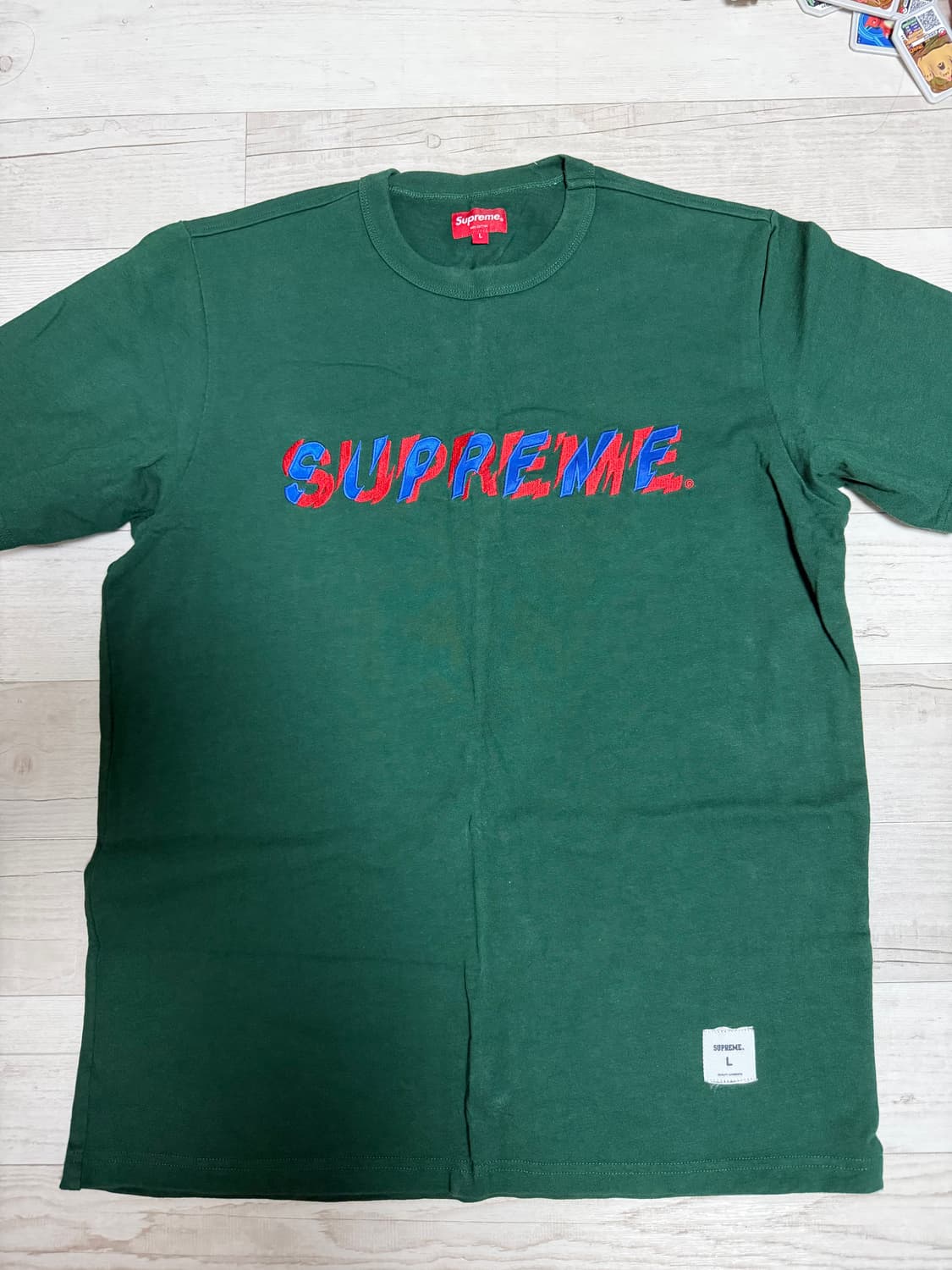 슈프림 레드탭 반팔 상품이미지1