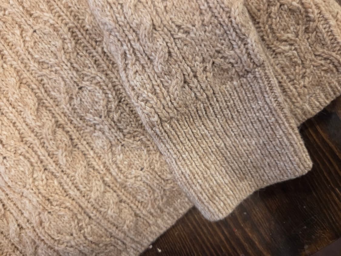 브룩스 브라더스 카멜헤어 케이블니트 상품이미지5