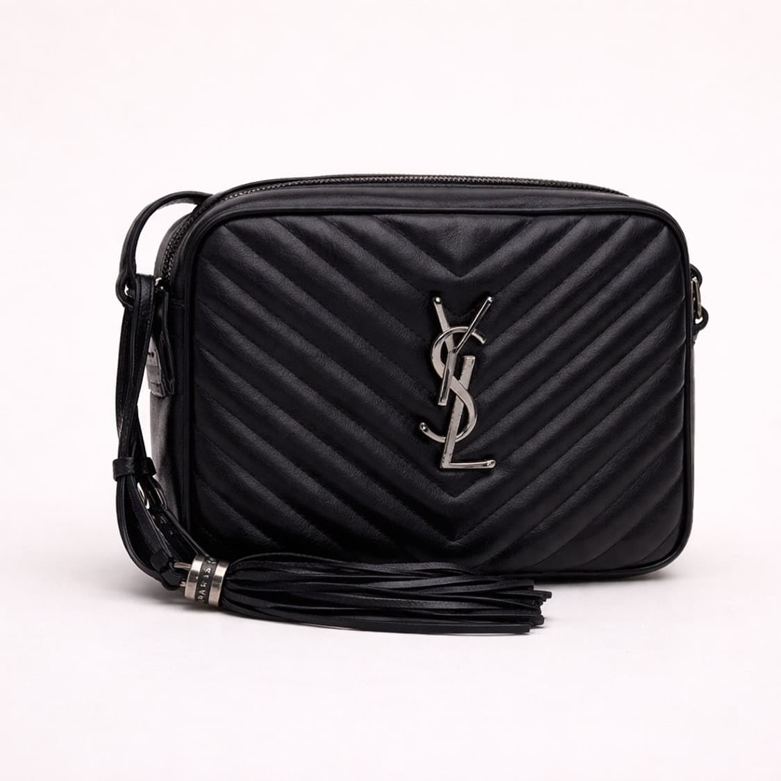 [S급] 생로랑 쉐브론 퀄팅 카프스킨 & 메탈 체인 카세트백 판매합니다! 상품이미지1