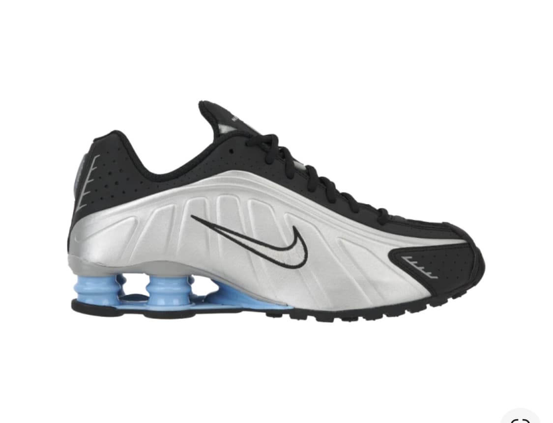 나이키 샥스 R4 메탈릭 실버 블랙 (실버/스카이블루) 225 상품이미지1