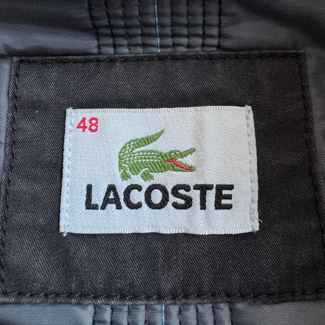 라코스테 스톤워싱 하이넥 나일론 집업 자켓 상품이미지6