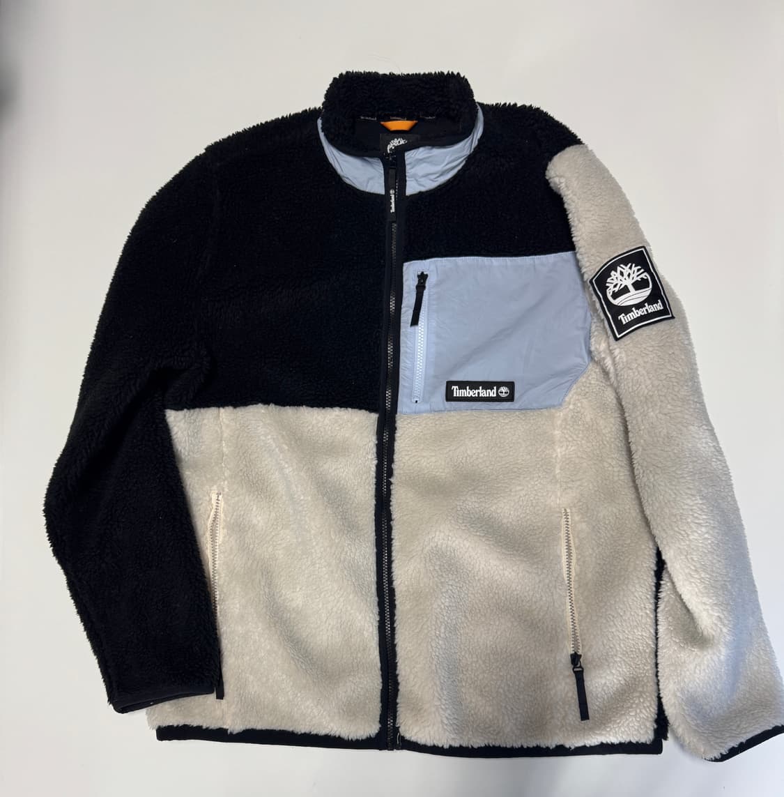 팀버랜드 컬러블록 쉐르파 플리스 자켓 L ~ XL 상품이미지1