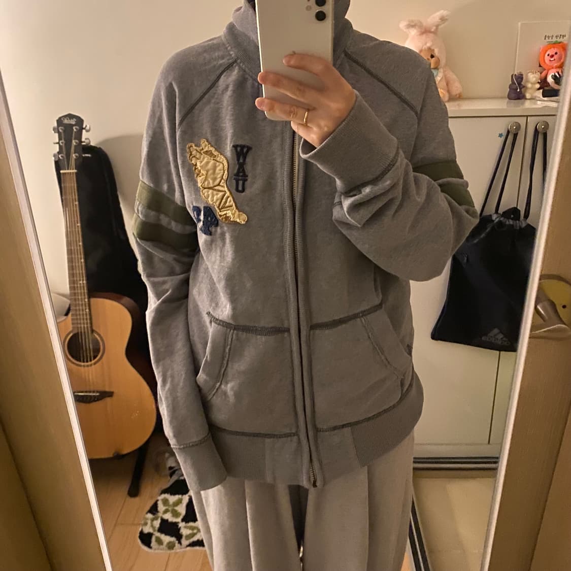 후아유 올드스쿨 빈티지집업 XL 상품이미지1