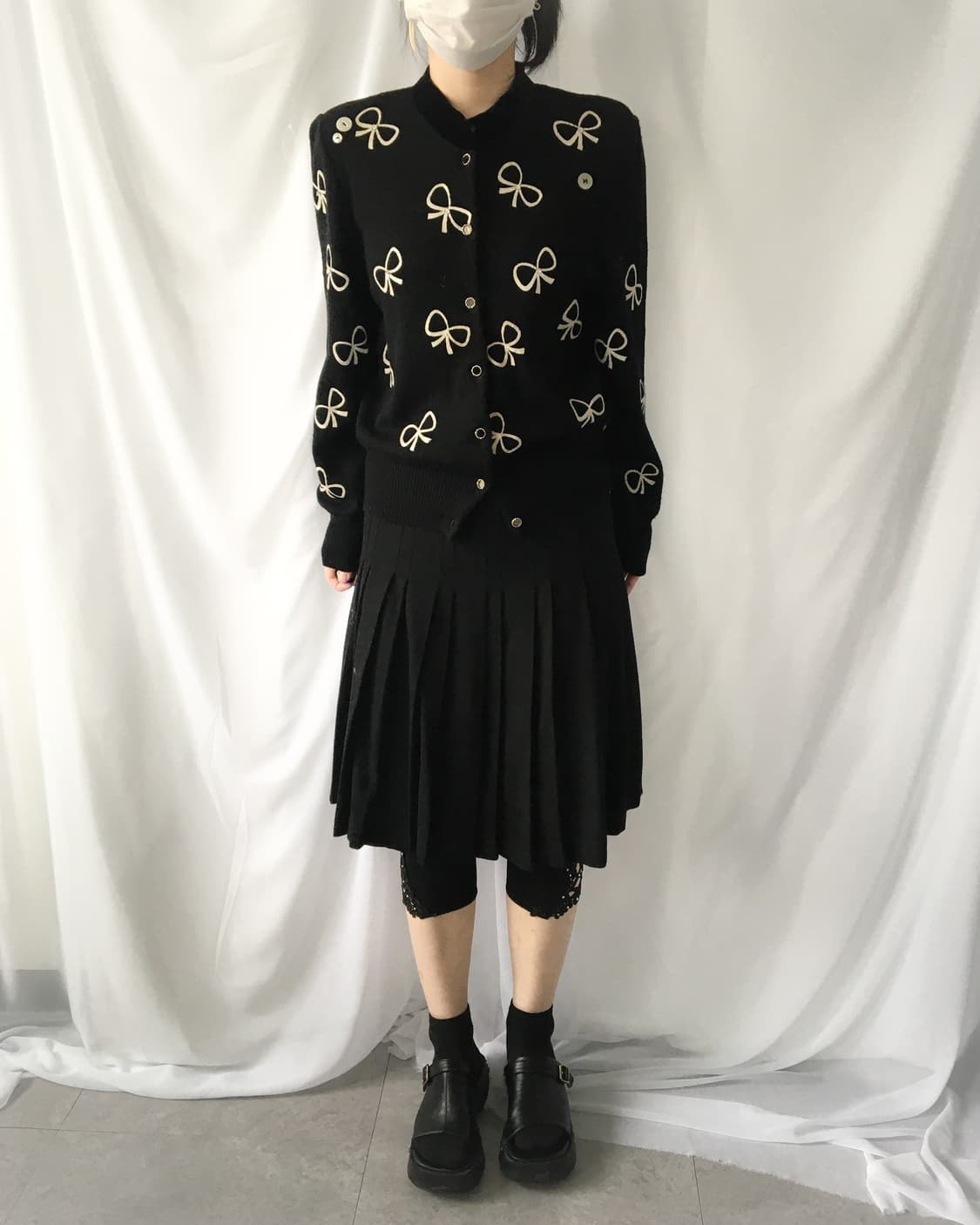 Woolen pleats skirt 상품이미지4
