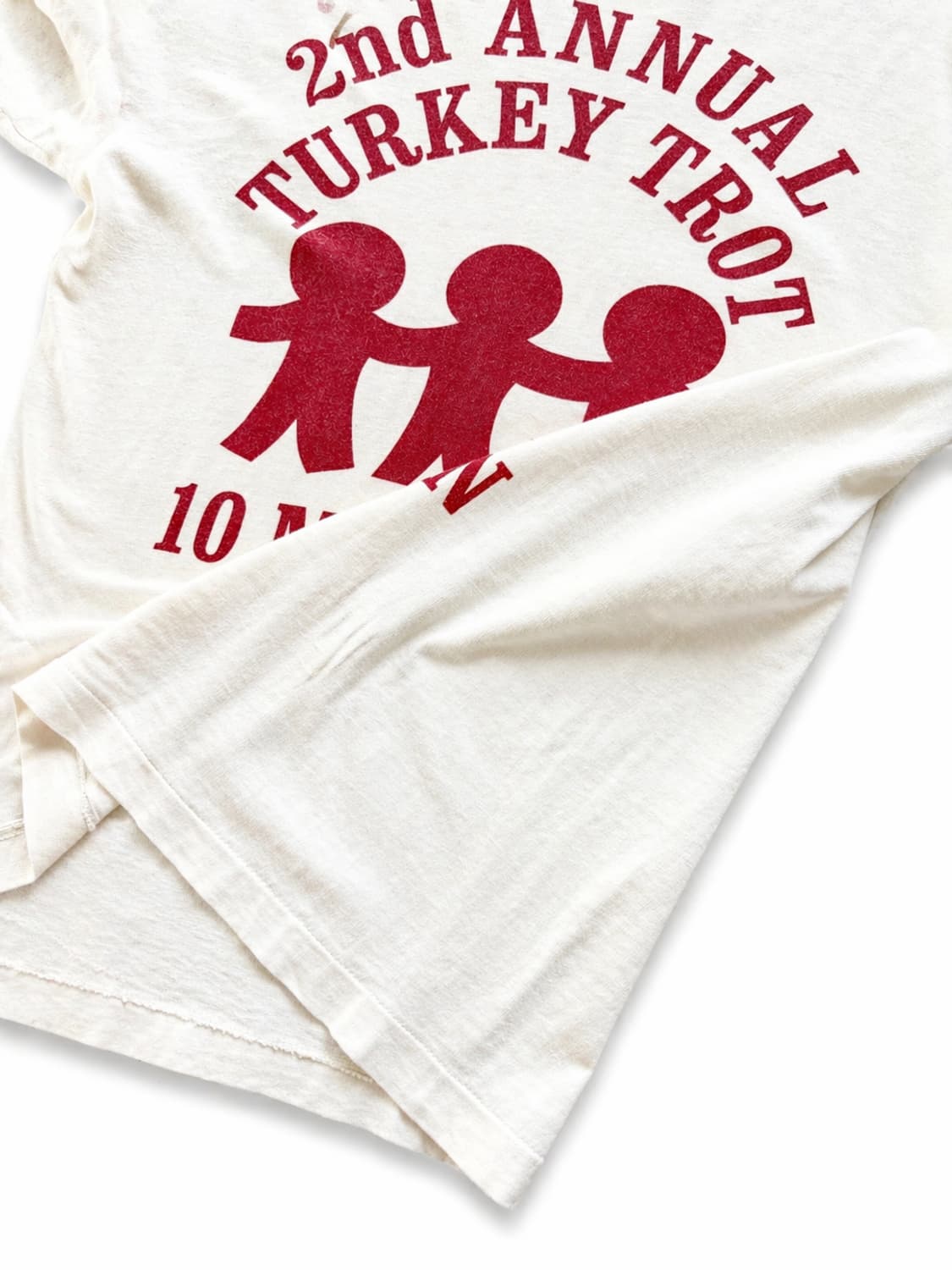 70s 챔피온 프린팅 링거 티셔츠 M 상품이미지4